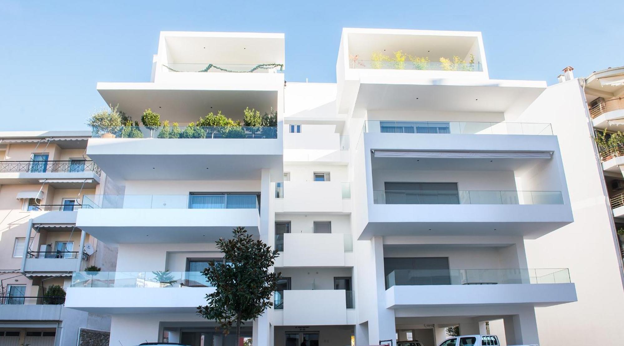 White Luxury Apartment Trikala  Ngoại thất bức ảnh