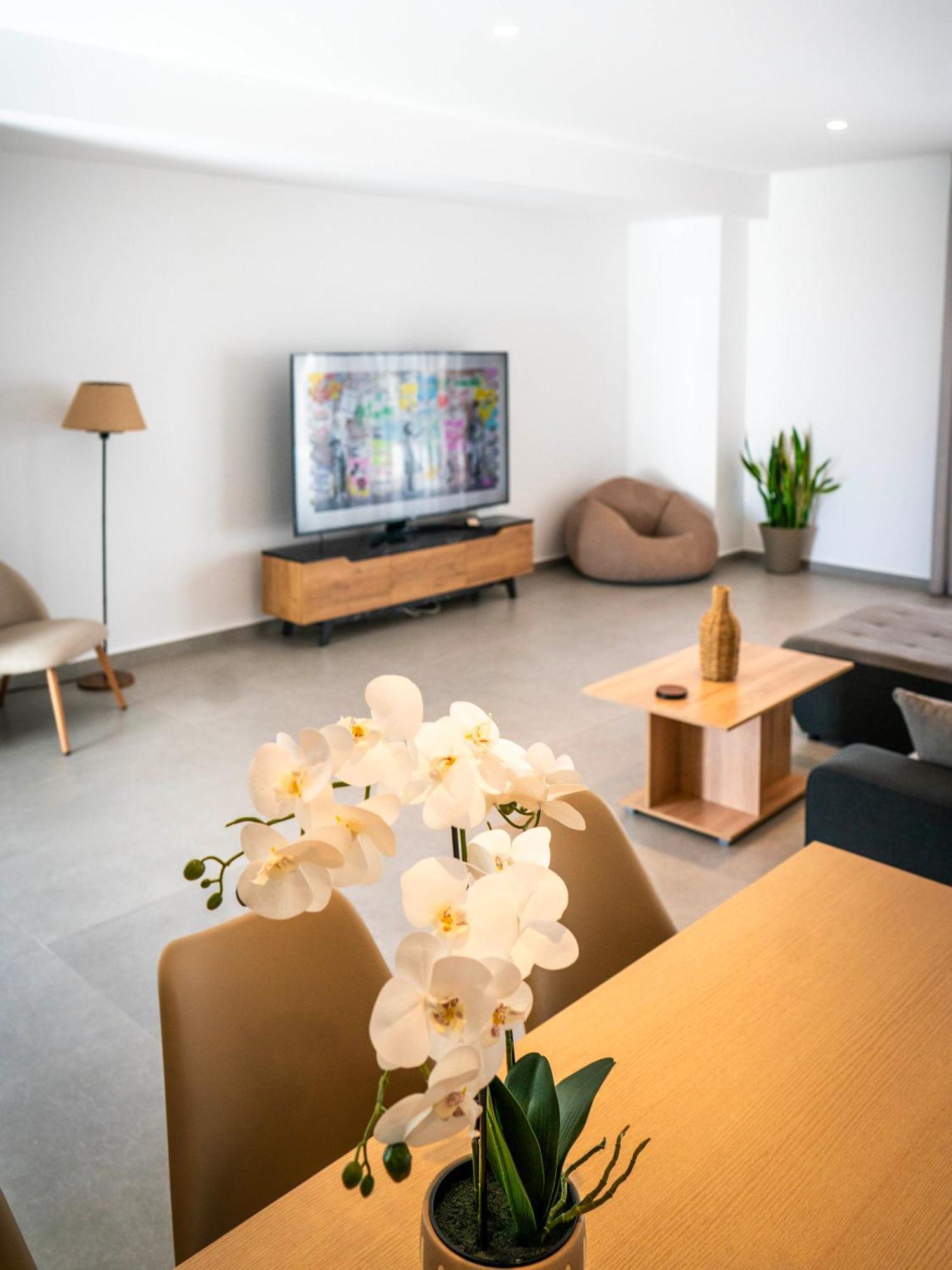 White Luxury Apartment Trikala  Ngoại thất bức ảnh